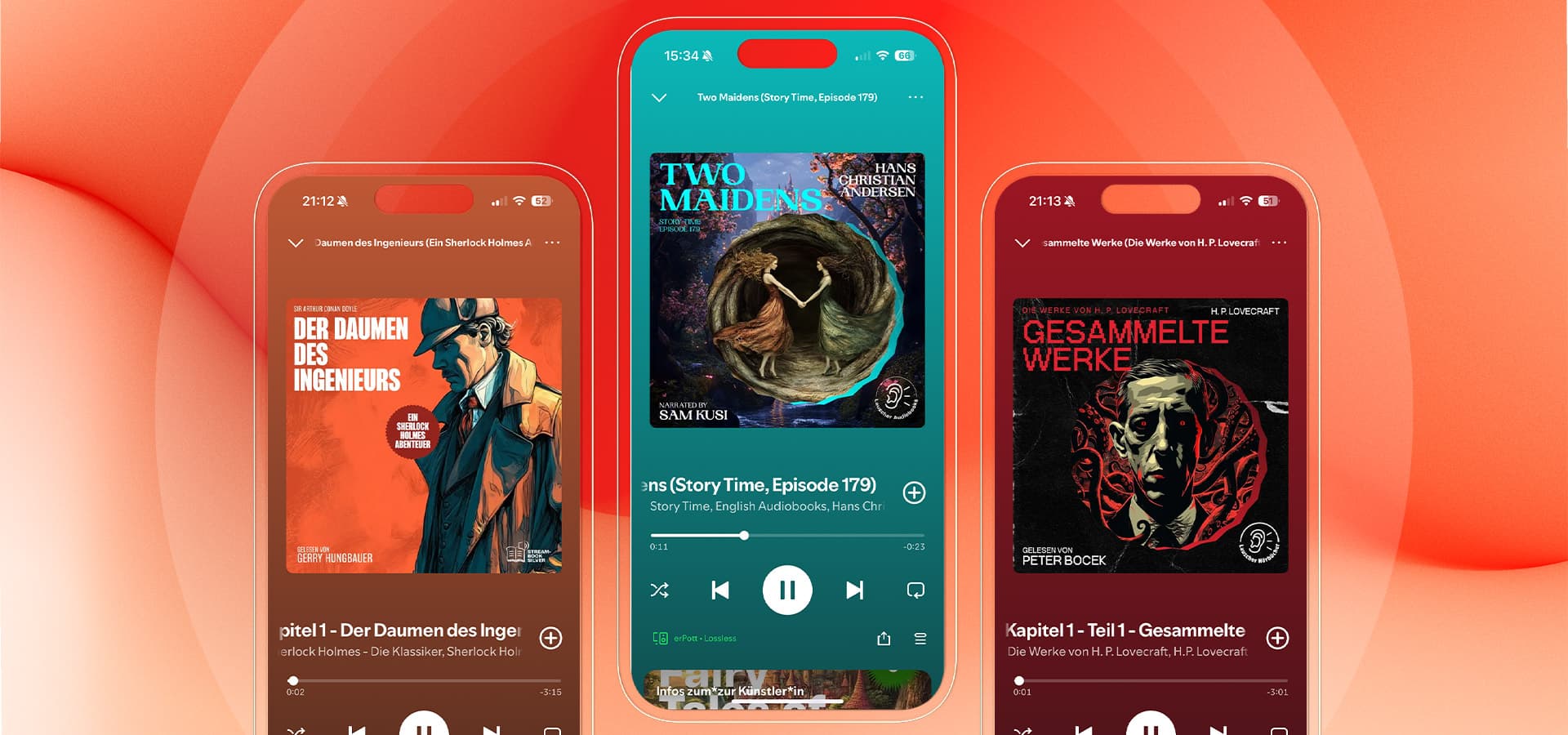 Audiobook covers